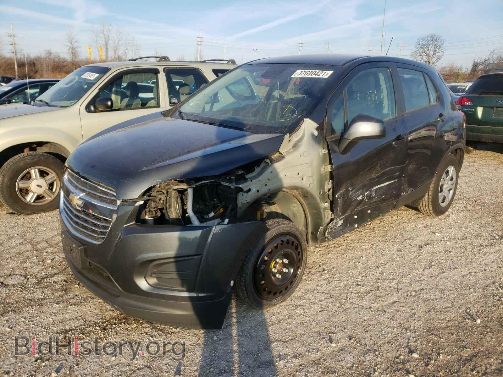 2016 CHEVROLET TRAX - VIN: 3GNCJKSB2GL280030 - Фото 2