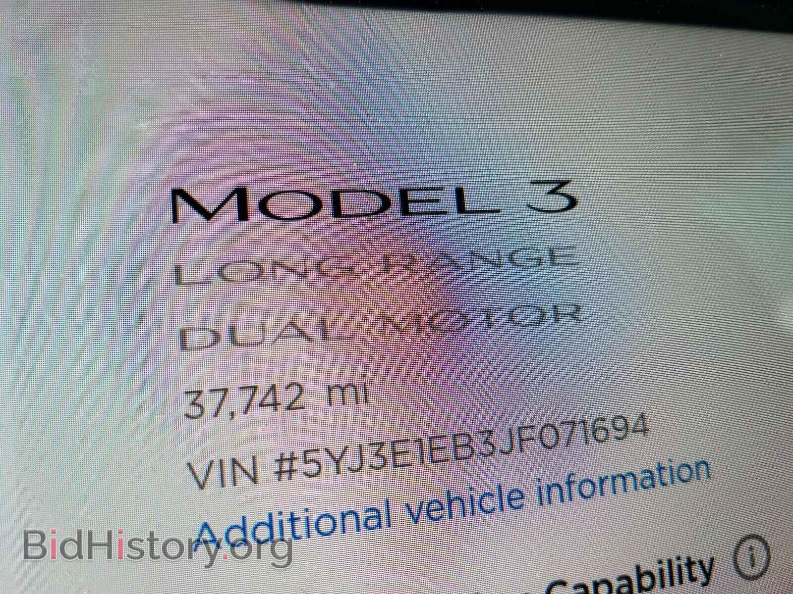 2018 TESLA MODEL 3 - VIN: 5YJ3E1EB3JF071694 - Photo 8
