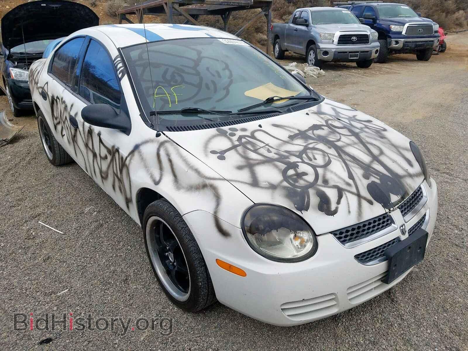 Фотография 1B3ES26C05D235447 - DODGE NEON 2005