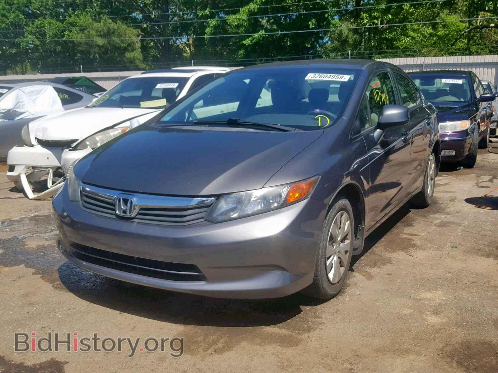 2012 HONDA CIVIC LX - VIN: 2HGFB2F56CH580861 - Фото 2