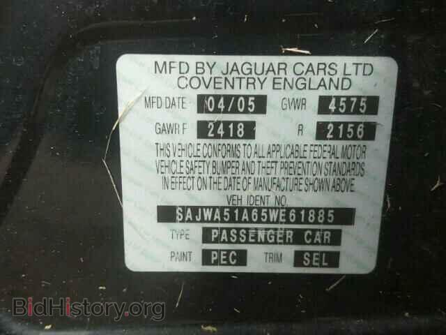 2005 JAGUAR X-TYPE - VIN: SAJWA51A65WE61885 - Фото 10
