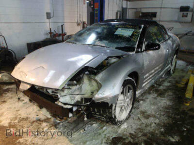 2003 Mitsubishi ECLIPSE Eclipse SP, silver — VIN 4A3AE75H73E009182, Copart