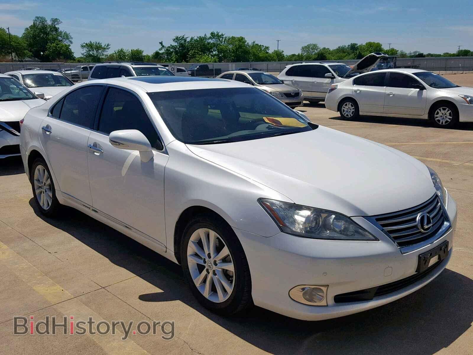 Photo JTHBK1EG6C2509824 - LEXUS ES350 2012