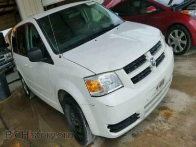 2010 Dodge CARAVAN Grand Cara, белый — VIN 2D4RN4DE8AR107653, Copart