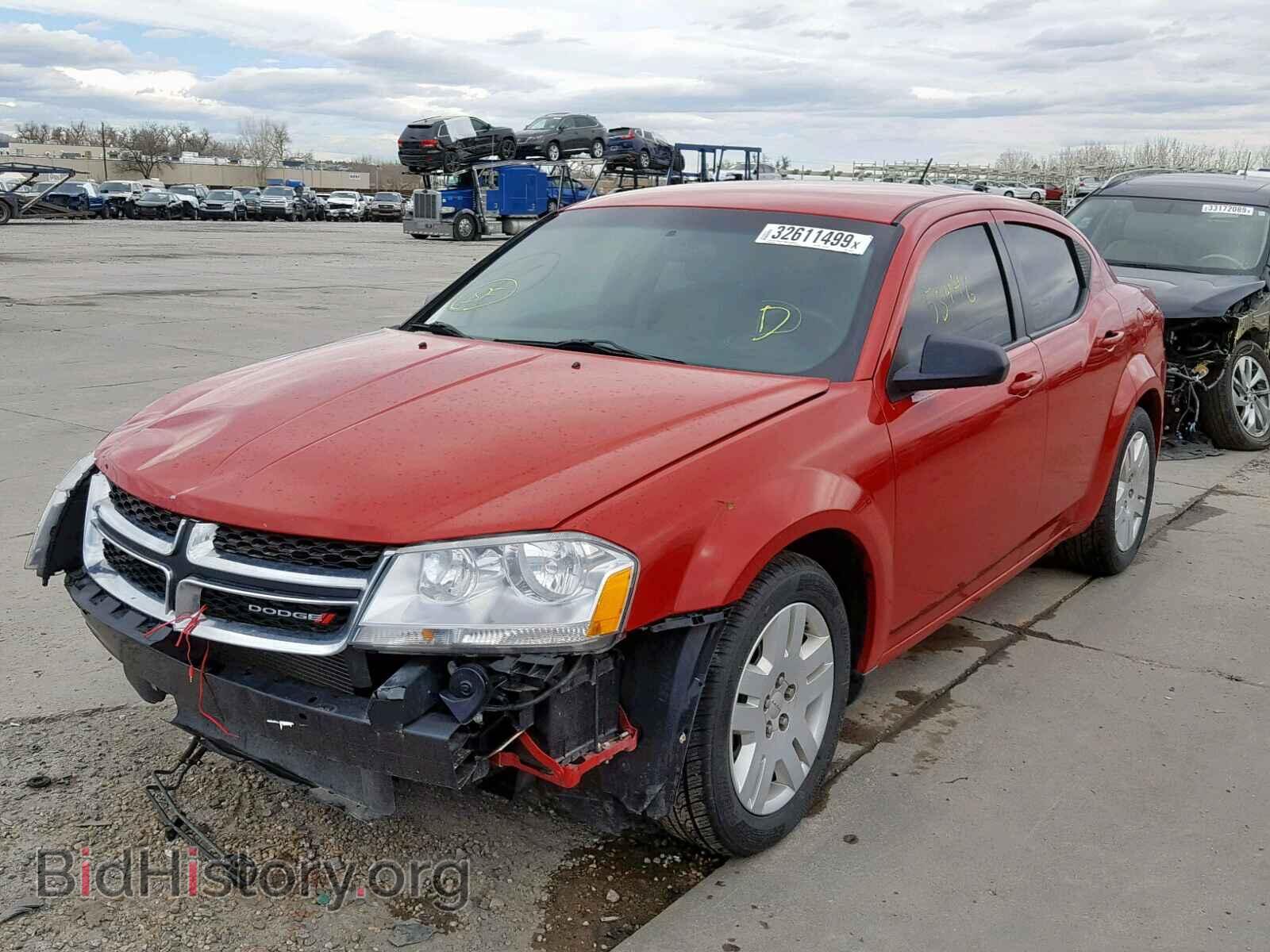 2014 DODGE AVENGER - VIN: 1C3CDZAB2EN201225 - Фото 2