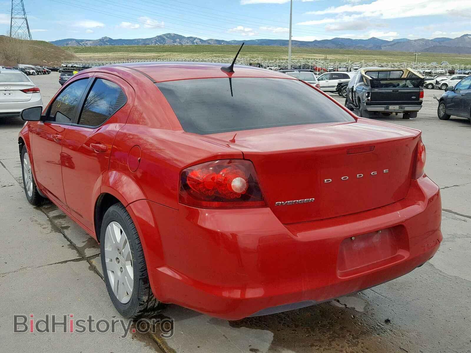 2014 DODGE AVENGER - VIN: 1C3CDZAB2EN201225 - Фото 3