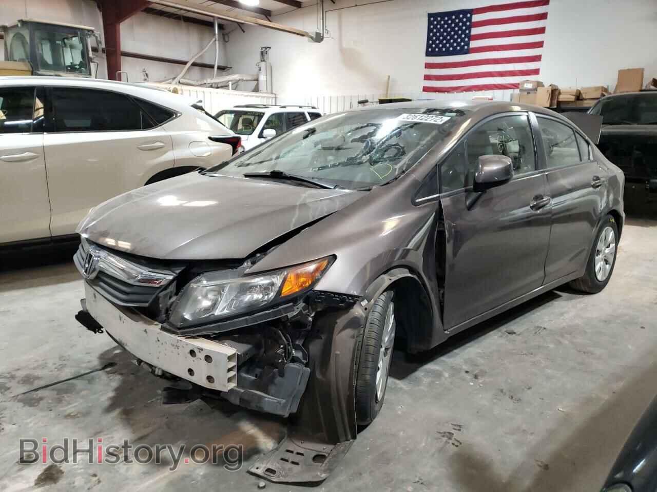 2012 HONDA CIVIC - VIN: 2HGFB2F56CH556026 - Фото 2