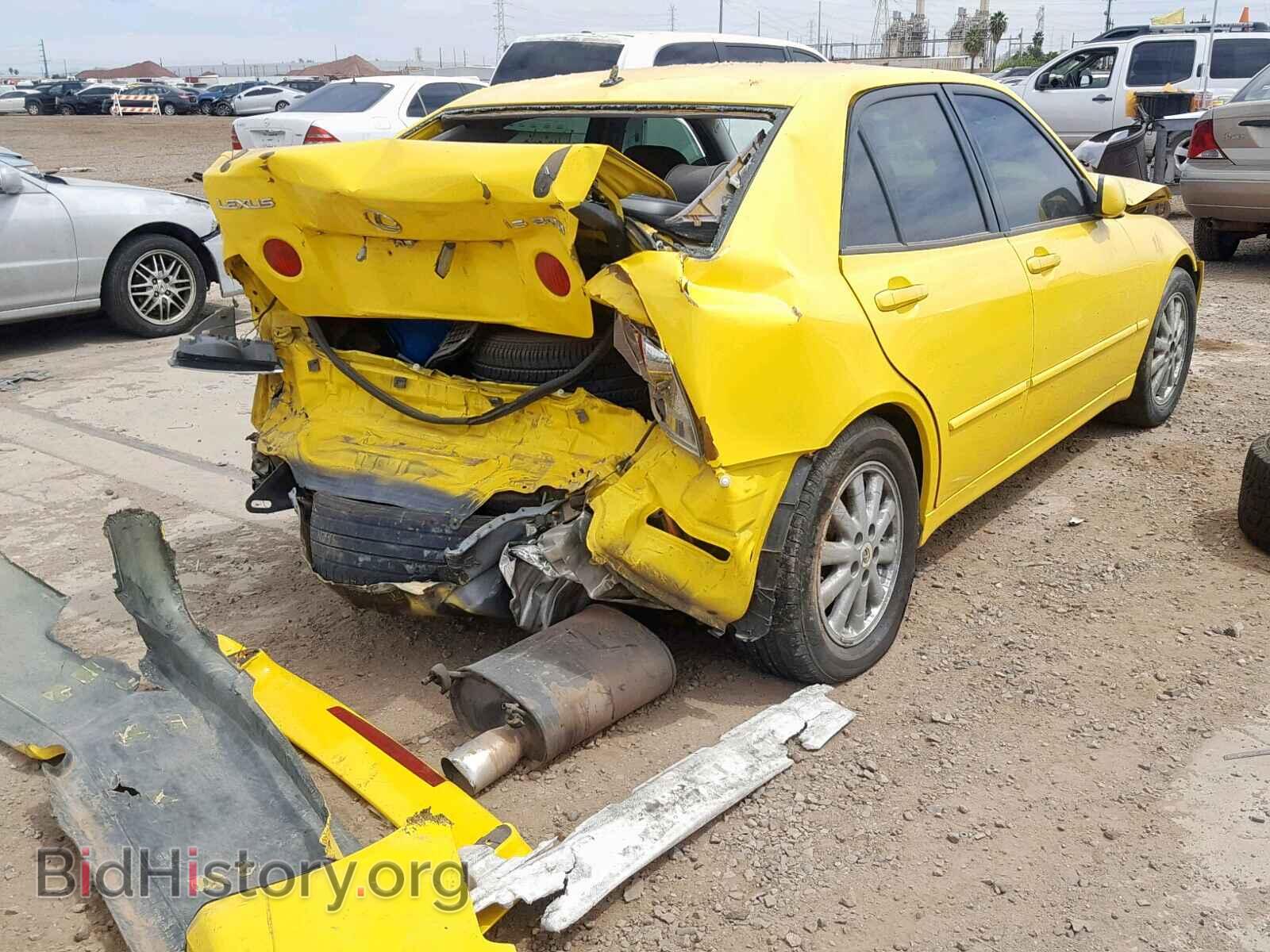2002 LEXUS IS - VIN: JTHBD192920034348 - Фото 4