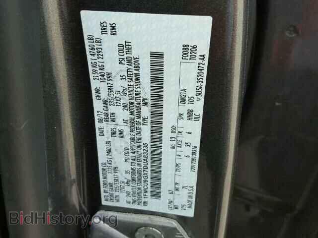 2013 FORD ESCAPE - VIN: 1FMCU9GX7DUA83235 - Фото 10