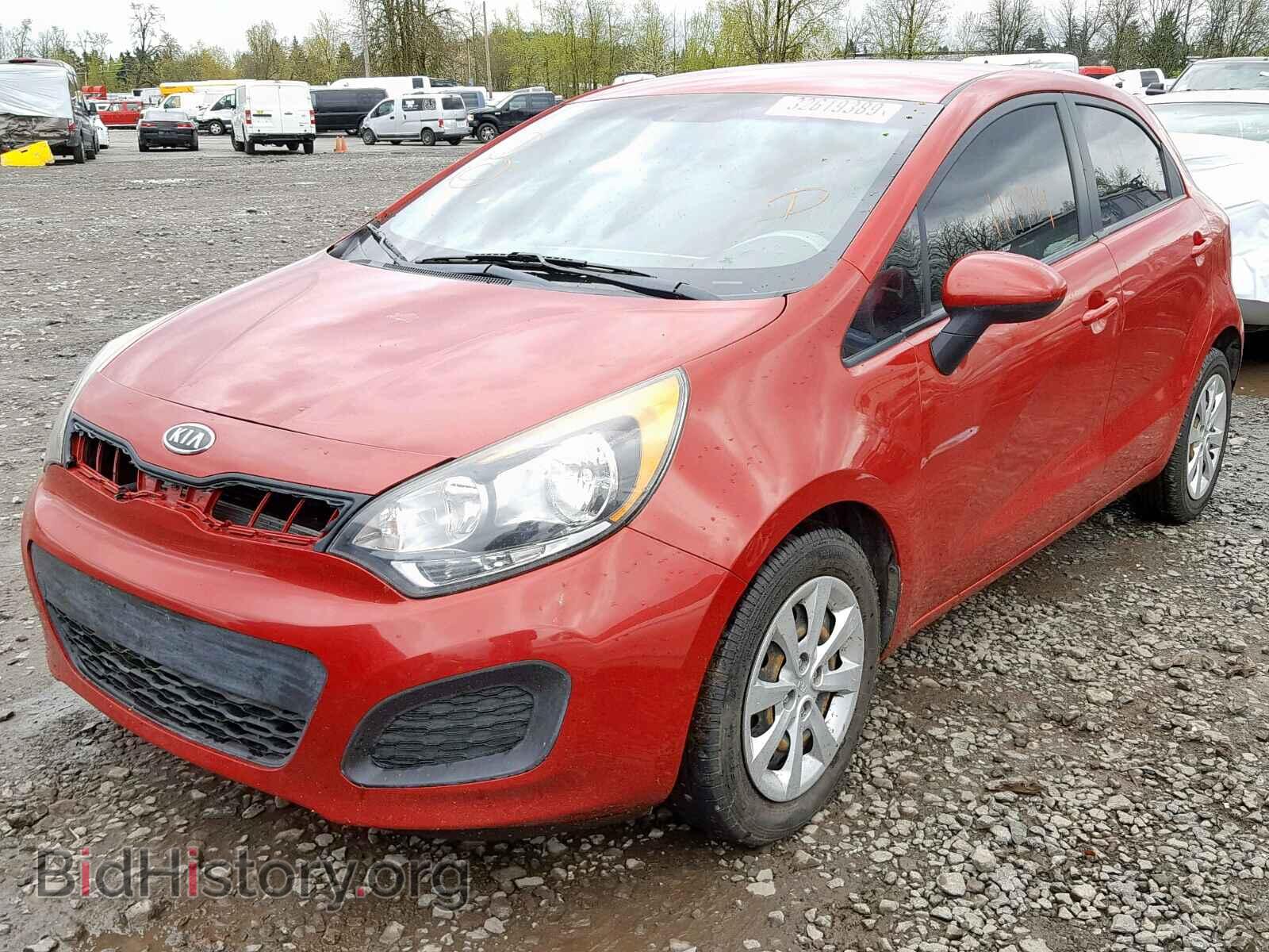 2013 KIA RIO - VIN: KNADM5A34D6111128 - Фото 2