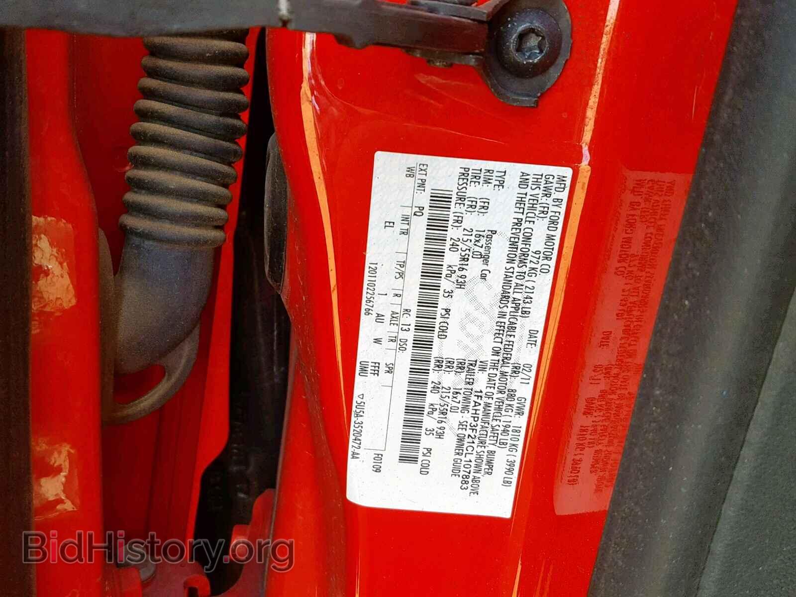 2012 FORD FOCUS SE - VIN: 1FAHP3F21CL107883 - Фото 10