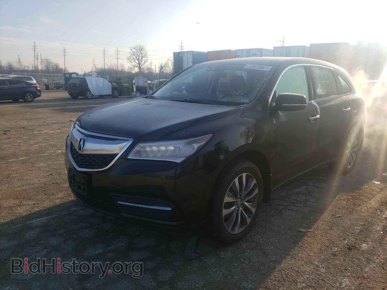 2016 ACURA MDX - VIN: 5FRYD4H40GB060229 - Фото 2