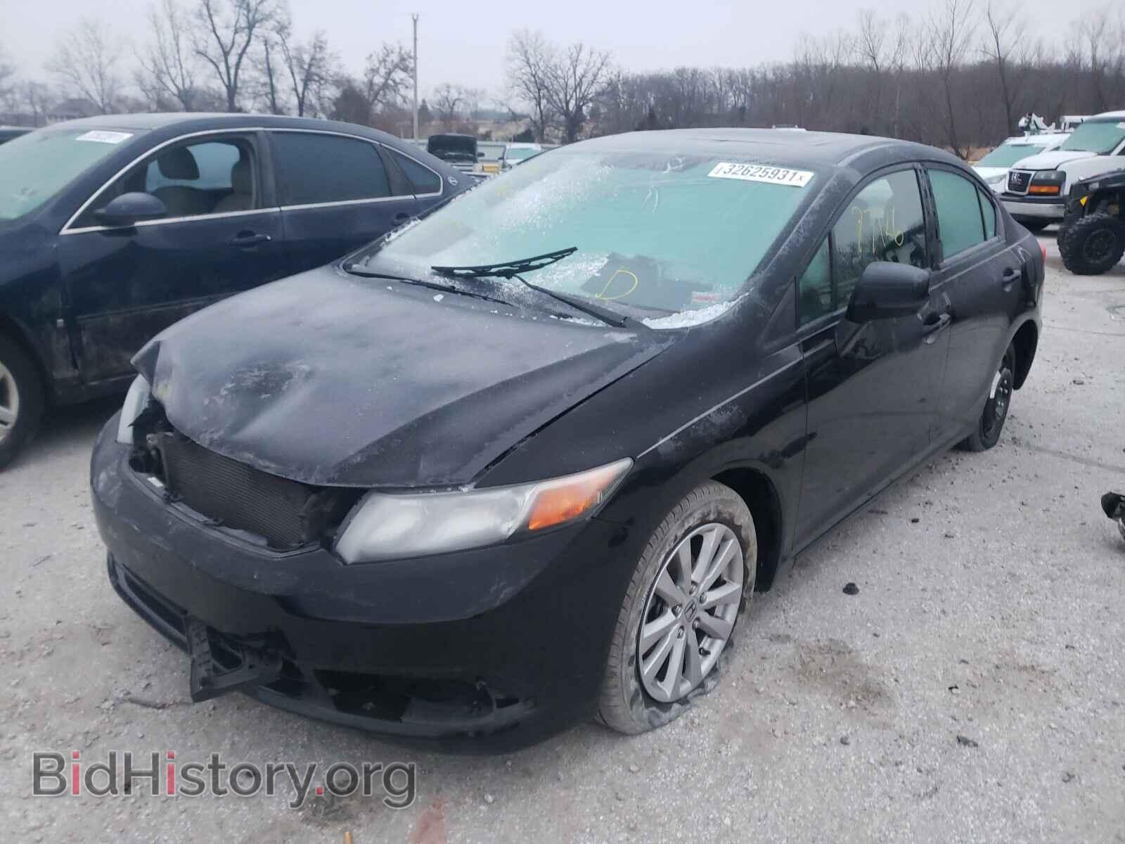 2012 HONDA CIVIC - VIN: 2HGFB2F88CH593623 - Фото 2