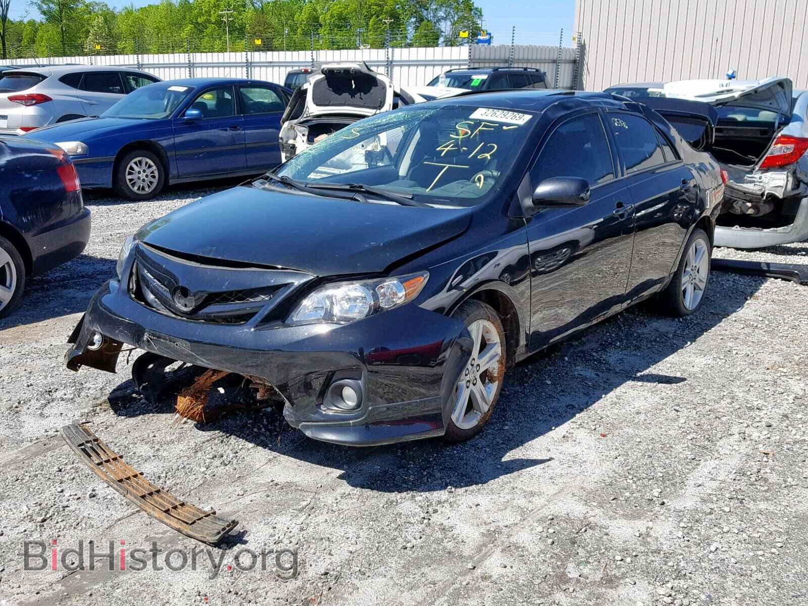 2013 TOYOTA COROLLA BA - VIN: 2T1BU4EE3DC942063 - Фото 2