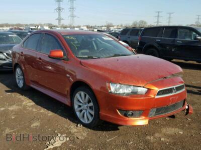 2011 Mitsubishi LANCER Lancer GTS, оранжевый — VIN JA32U8FW9BU018708, Copart