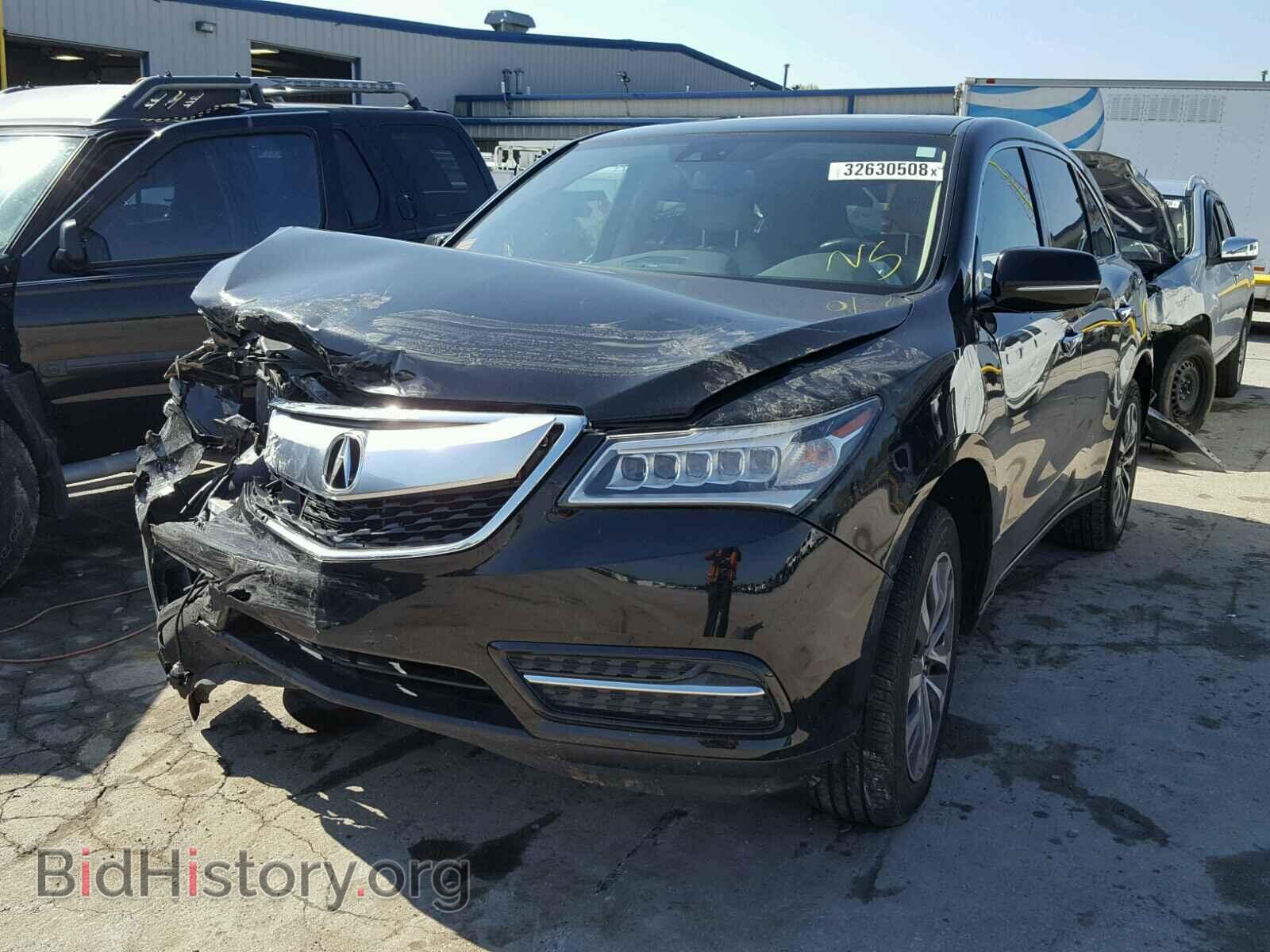 2014 ACURA MDX - VIN: 5FRYD4H40EB001713 - Фото 2