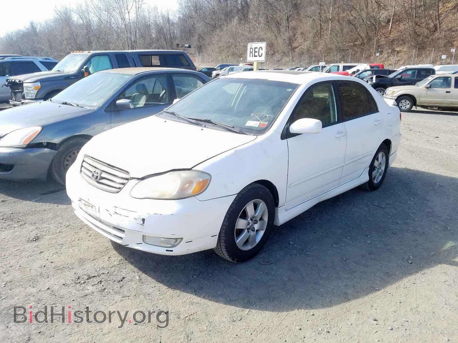 2003 TOYOTA COROLLA - VIN: 2T1BR32E73C157625 - Фото 2