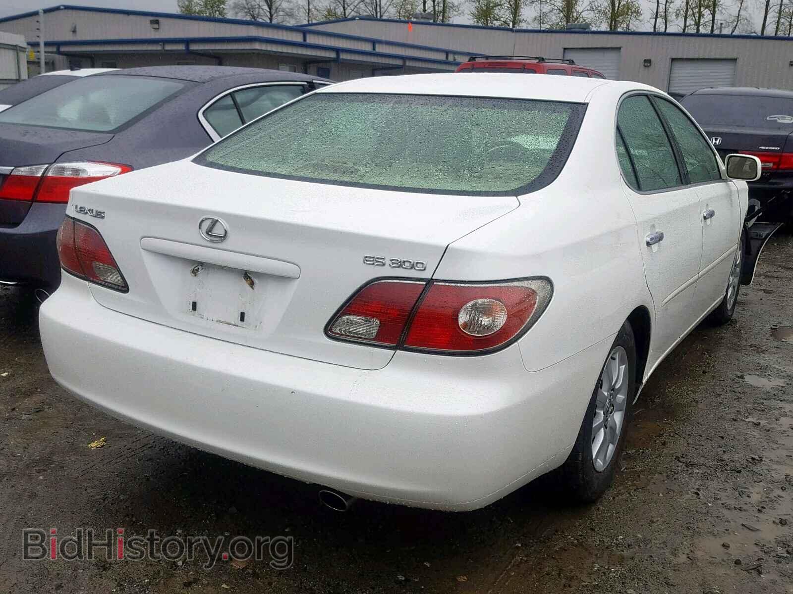 2003 LEXUS ES300 - VIN: JTHBF30G835039804 - Фото 4