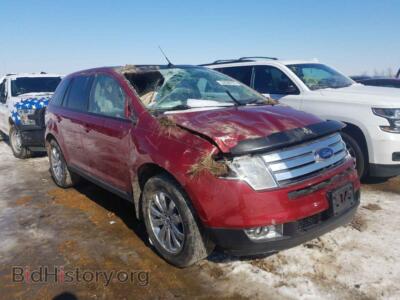 2007 Ford EDGE Edge SEL P, maroon — VIN 2FMDK49C27BB61759, Copart