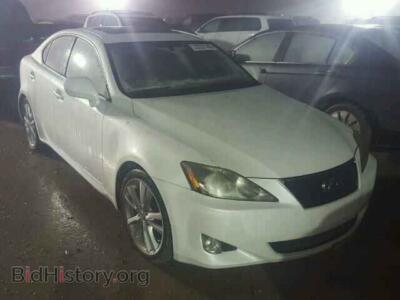2007 Lexus IS350, white — VIN JTHBE262572011247, Copart