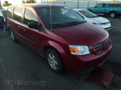 2010 Dodge CARAVAN Grand Cara, burgundy — VIN 2D4RN4DE0AR112216, Copart