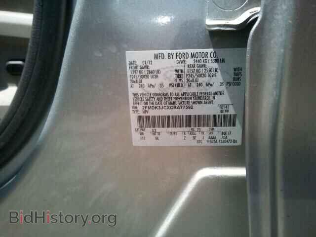 2012 FORD EDGE - VIN: 2FMDK3JCXCBA77592 - Фото 10
