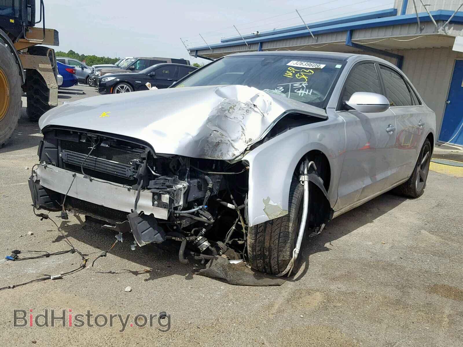 2013 AUDI A8 - VIN: WAUR2AFD6DN020048 - Фото 2
