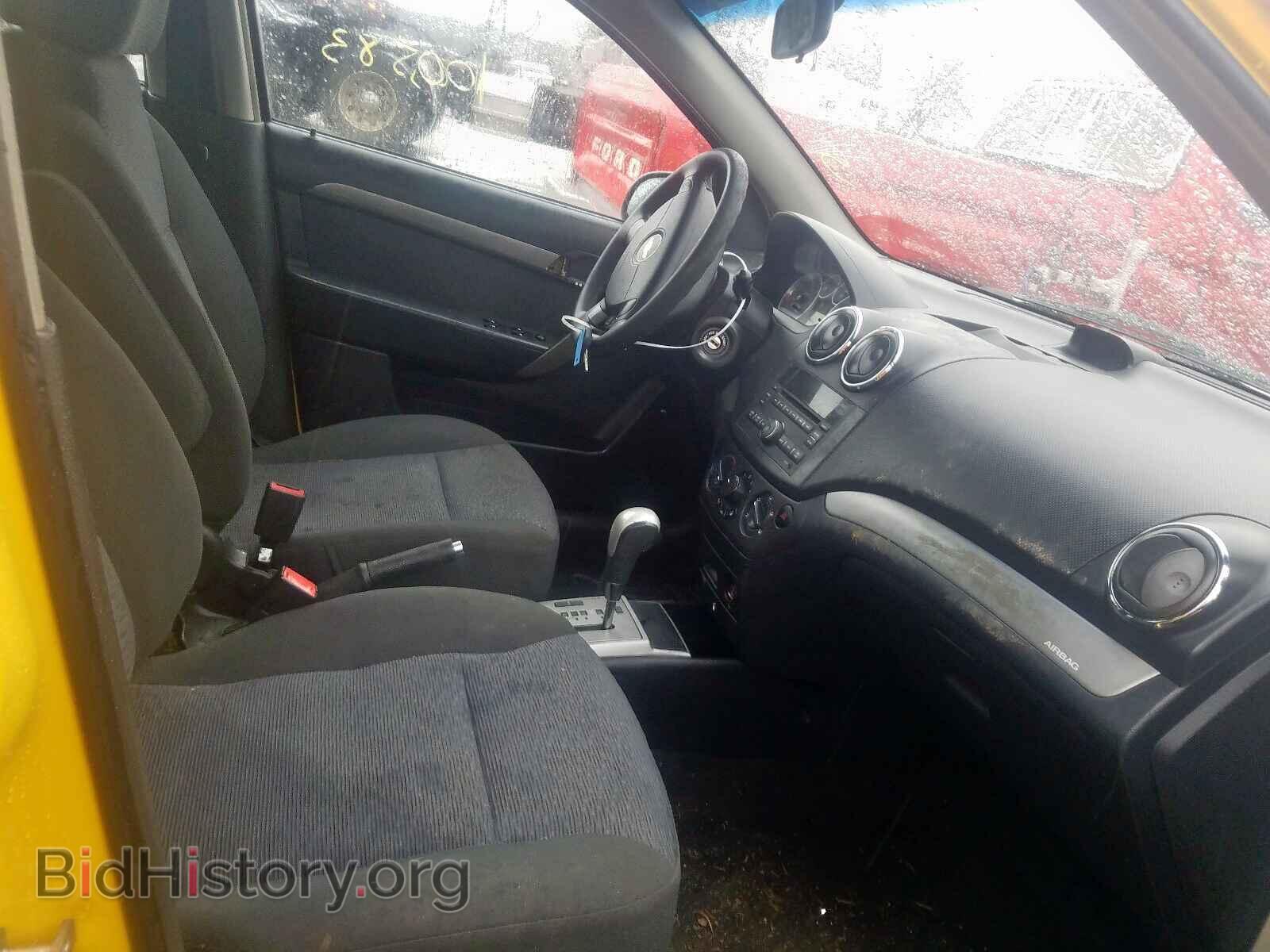 2009 CHEVROLET AVEO - VIN: KL1TG56E39B388536 - Фото 5