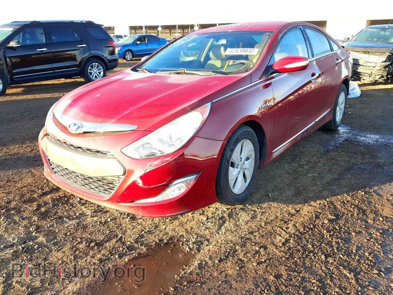2014 HYUNDAI SONATA - VIN: KMHEC4A42EA110065 - Фото 2