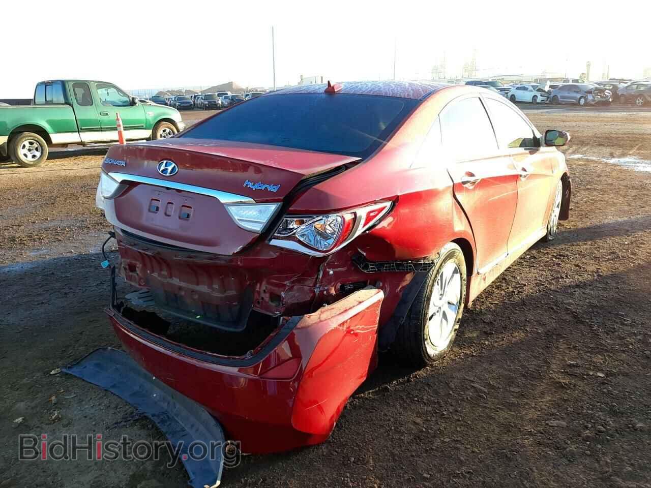 2014 HYUNDAI SONATA - VIN: KMHEC4A42EA110065 - Фото 4