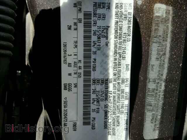 2012 FORD FOCUS - VIN: 1FAHP3M27CL399848 - Фото 10