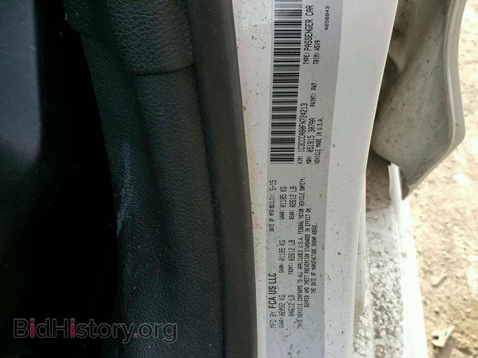 2015 CHRYSLER 200 - VIN: 1C3CCCAB0FN724213 - Фото 10