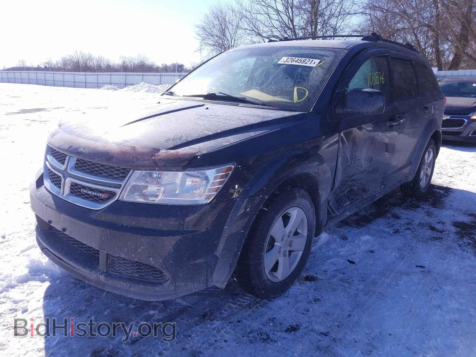 2013 DODGE JOURNEY - VIN: 3C4PDCAB7DT504199 - Фото 2