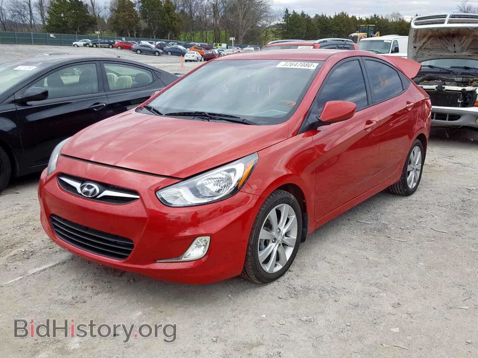 2013 HYUNDAI ACCENT - VIN: KMHCU4AE7DU414809 - Фото 2