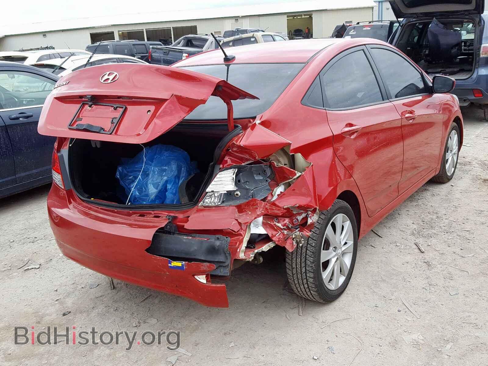 2013 HYUNDAI ACCENT - VIN: KMHCU4AE7DU414809 - Фото 4