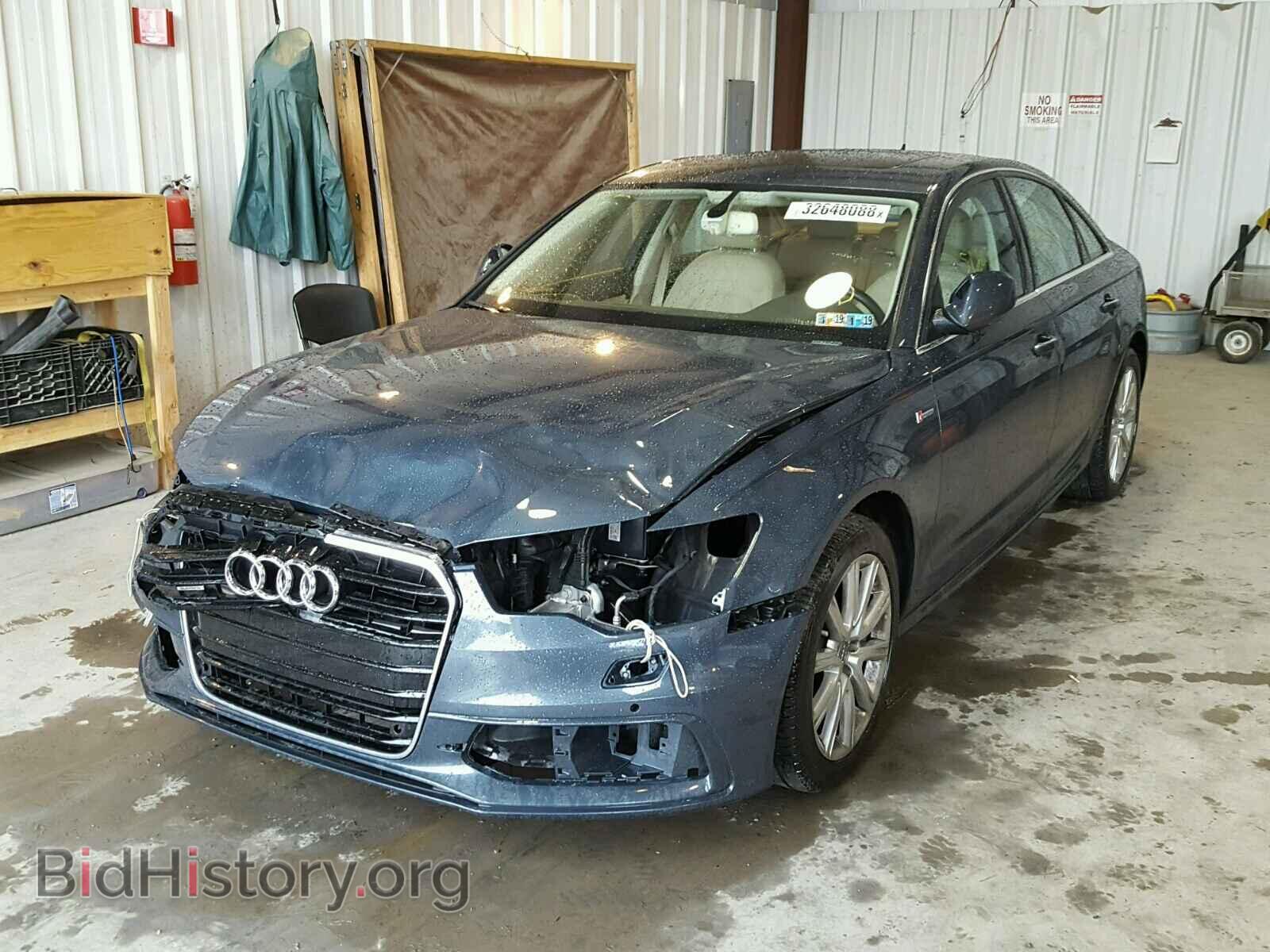 2012 AUDI A6 - VIN: WAUHGAFC7CN171984 - Фото 2