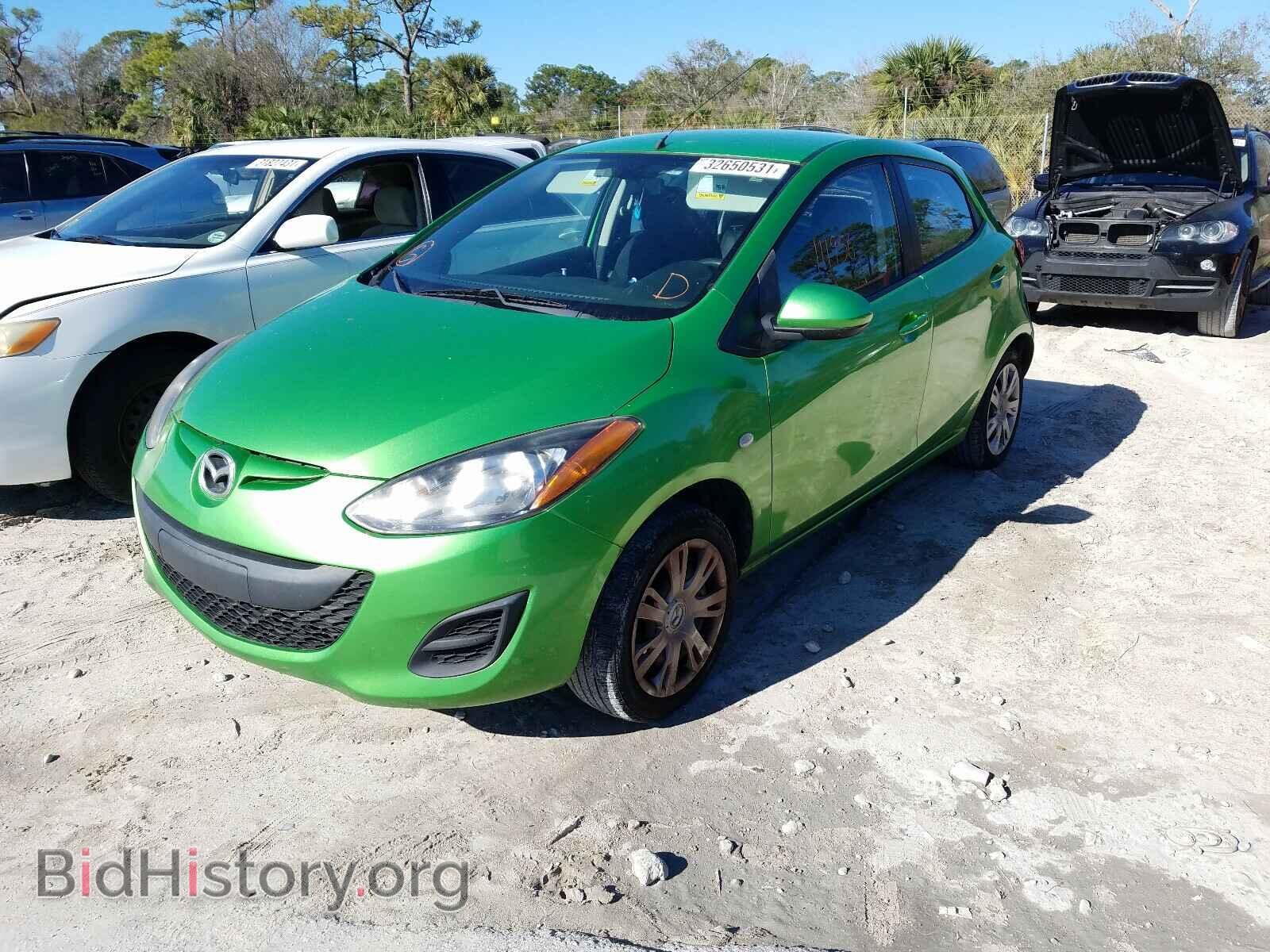 2011 MAZDA 2 - VIN: JM1DE1HY7B0119167 - Фото 2