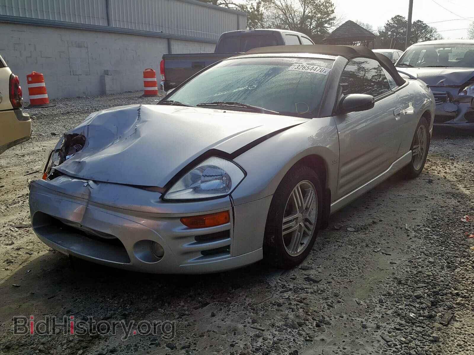 2003 MITSUBISHI ECLIPSE - VIN: 4A3AE75H83E076079 - Фото 2