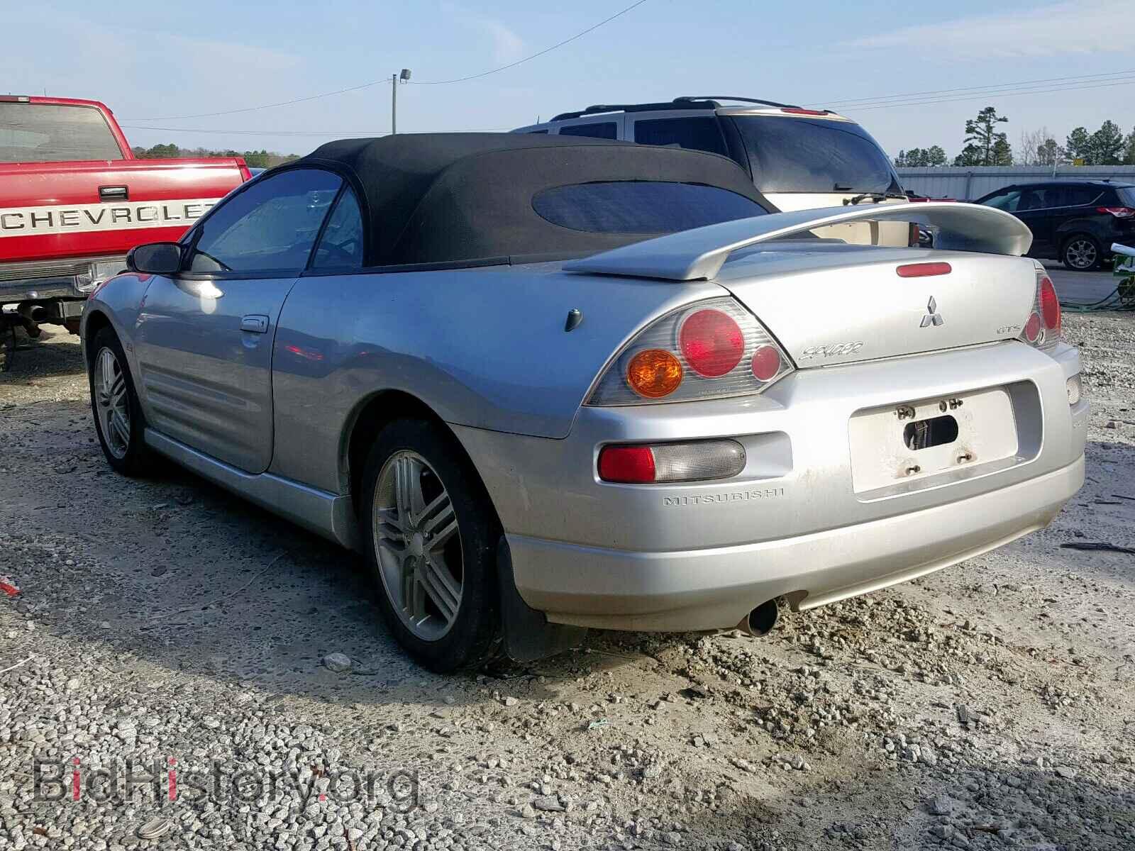 2003 MITSUBISHI ECLIPSE - VIN: 4A3AE75H83E076079 - Фото 3