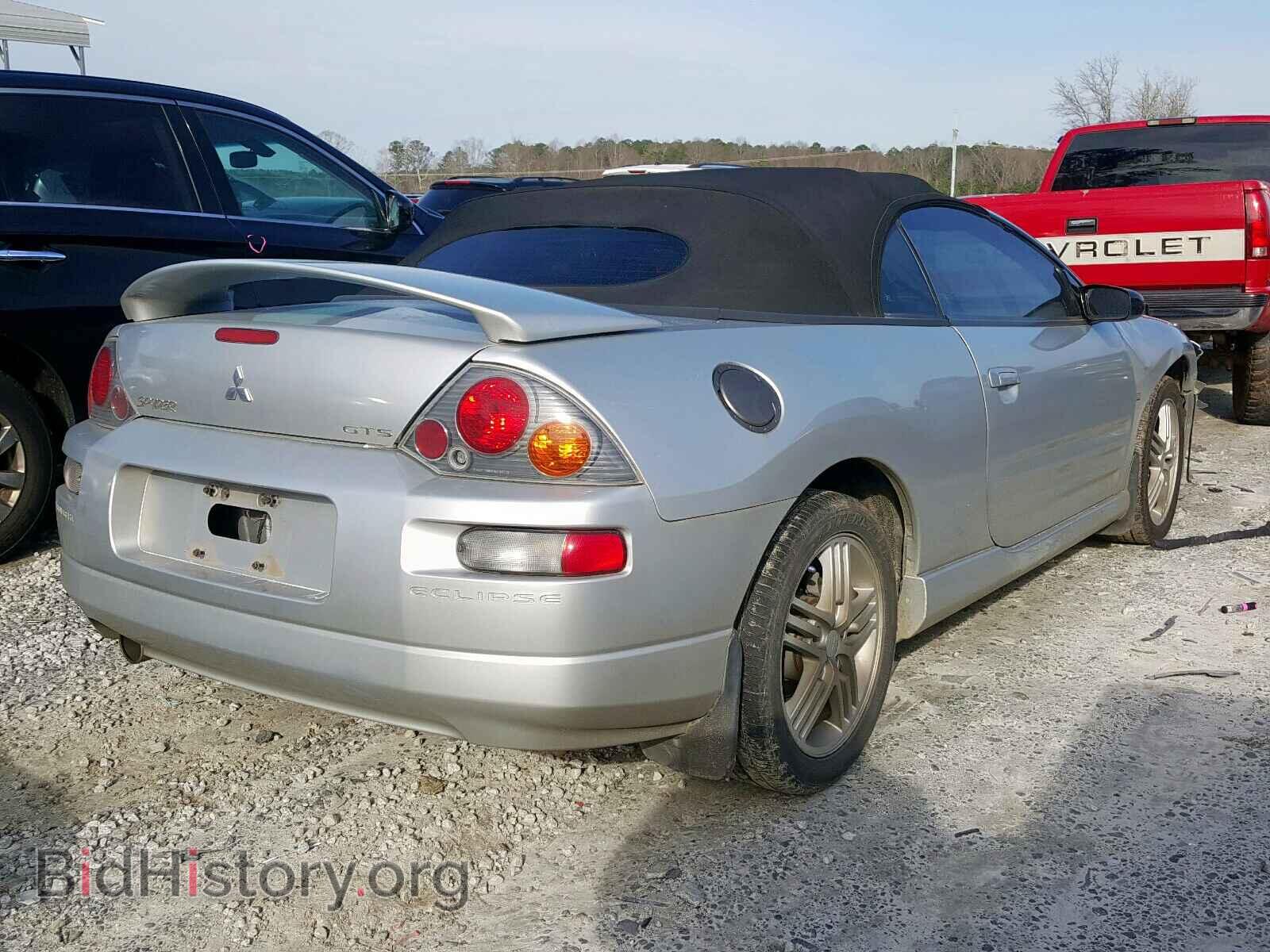 2003 MITSUBISHI ECLIPSE - VIN: 4A3AE75H83E076079 - Фото 4