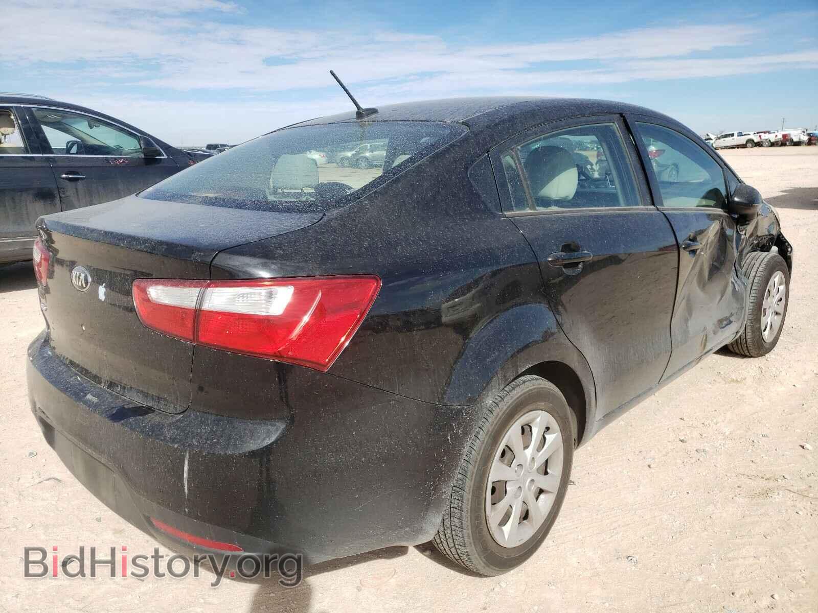 2013 KIA RIO - VIN: KNADM4A3XD6251498 - Фото 4