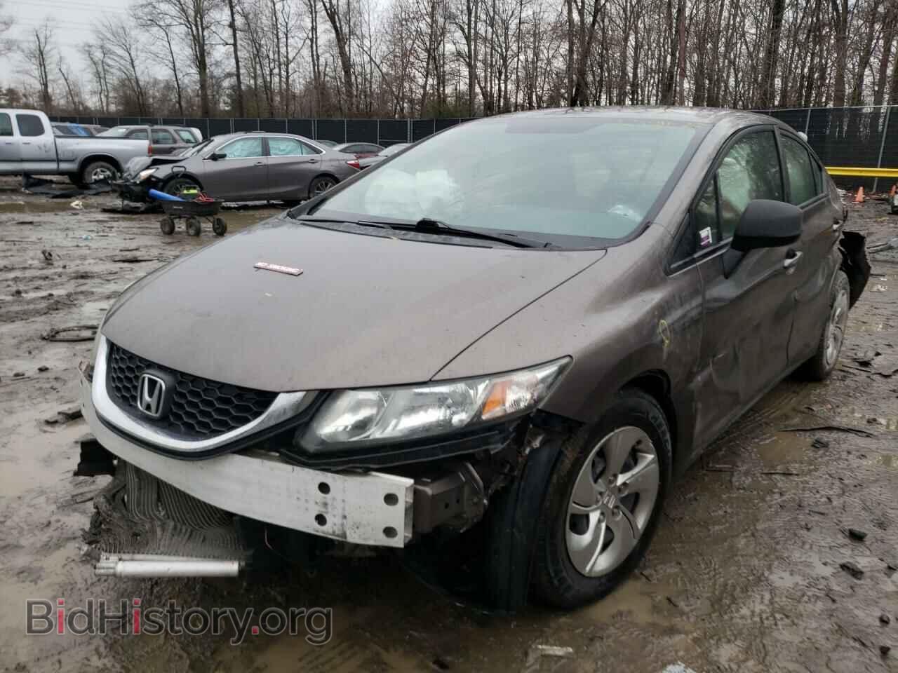 2013 HONDA CIVIC - VIN: 2HGFB2F55DH577211 - Фото 2