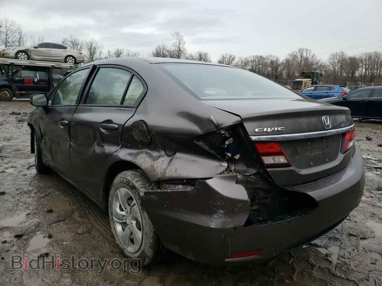 2013 HONDA CIVIC - VIN: 2HGFB2F55DH577211 - Фото 3