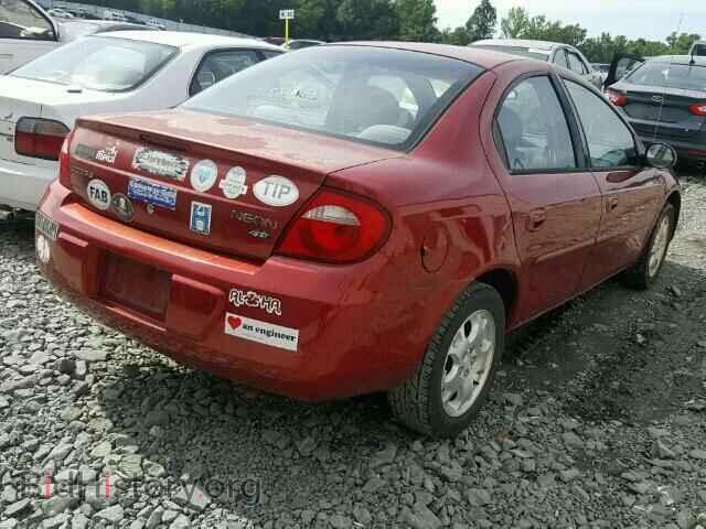 2003 DODGE NEON - VIN: 1B3AS56C73D146746 - Фото 4