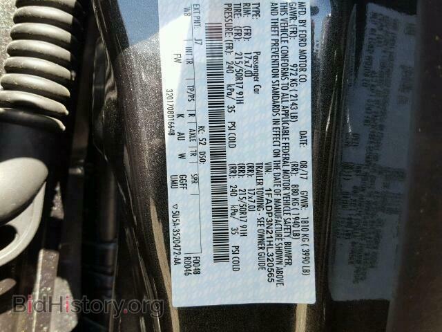 2017 FORD FOCUS - VIN: 1FADP3N21HL320565 - Фото 10