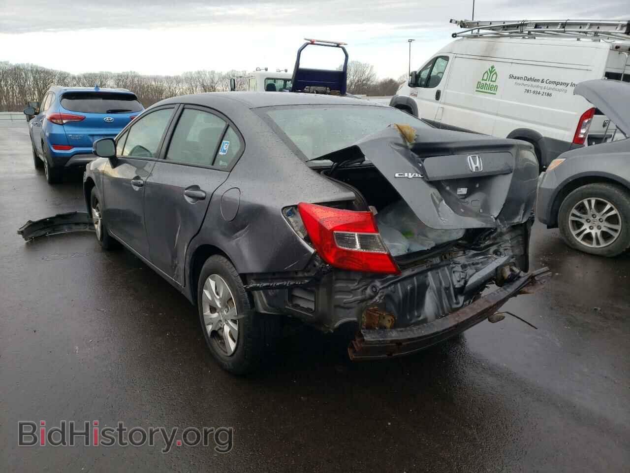 2012 HONDA CIVIC - VIN: 2HGFB2F57CH563843 - Фото 3