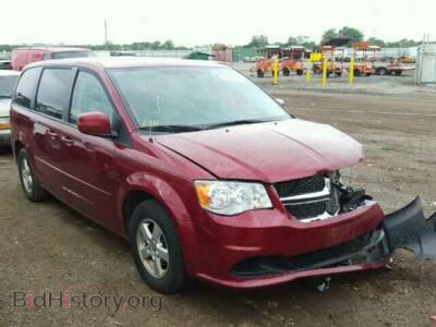 2011 Dodge CARAVAN Grand Cara, красный — VIN 2D4RN3DG7BR632748, Copart