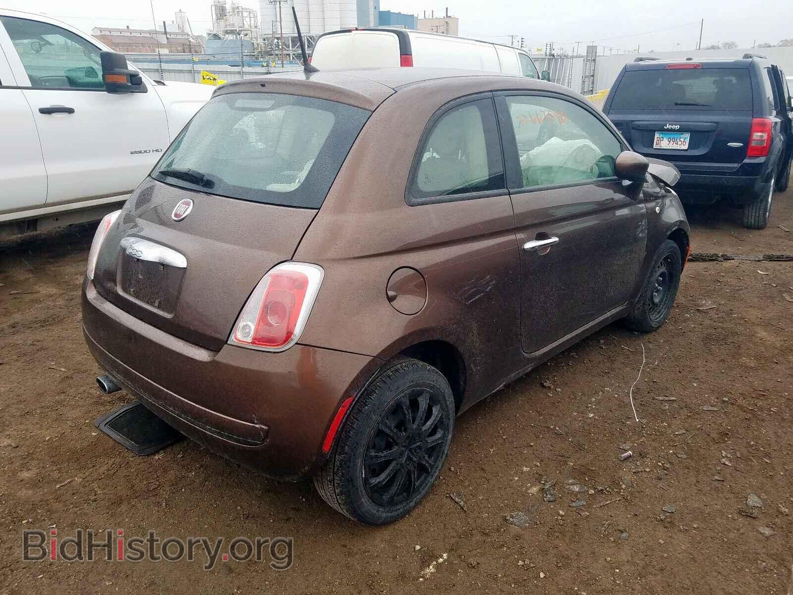 2012 FIAT 500 - VIN: 3C3CFFAR3CT211734 - Фото 4