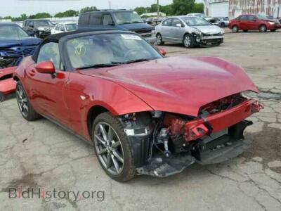 2016 Mazda MIATA MX5 Miata, красный — VIN JM1NDAD76G0100184, Copart