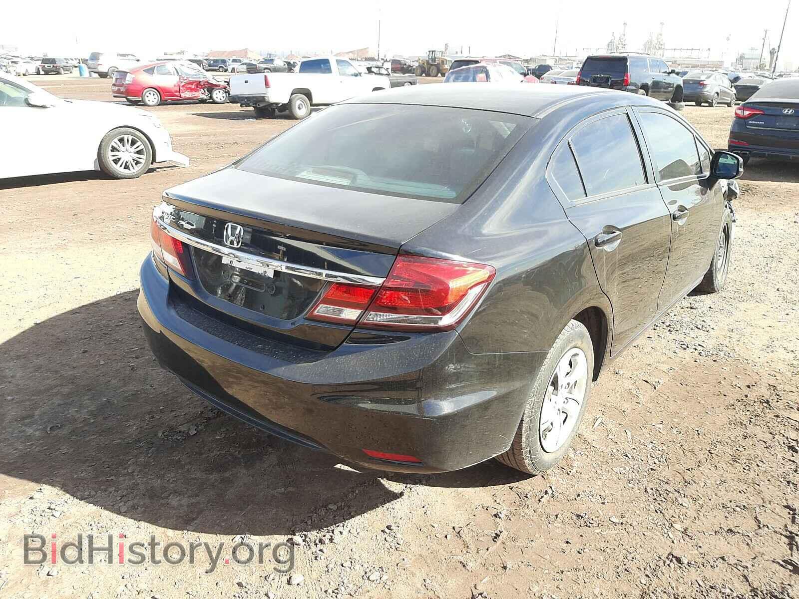 2013 HONDA CIVIC - VIN: 2HGFB2F54DH547391 - Фото 4